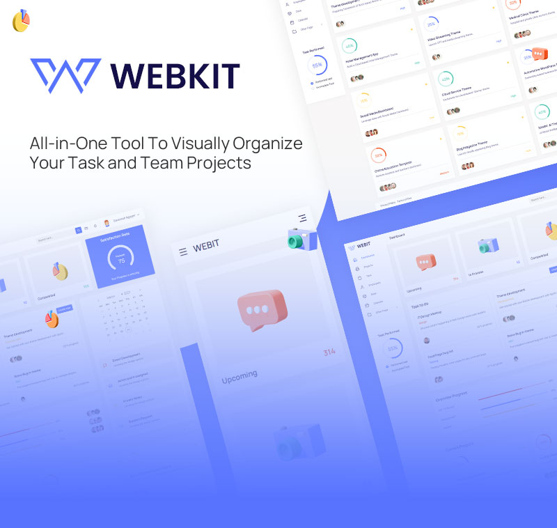 Webkit | free admin template vuejs for project management