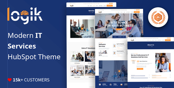 IT Solutions and Technology HubSpot Theme | Logik | Iqonic Design