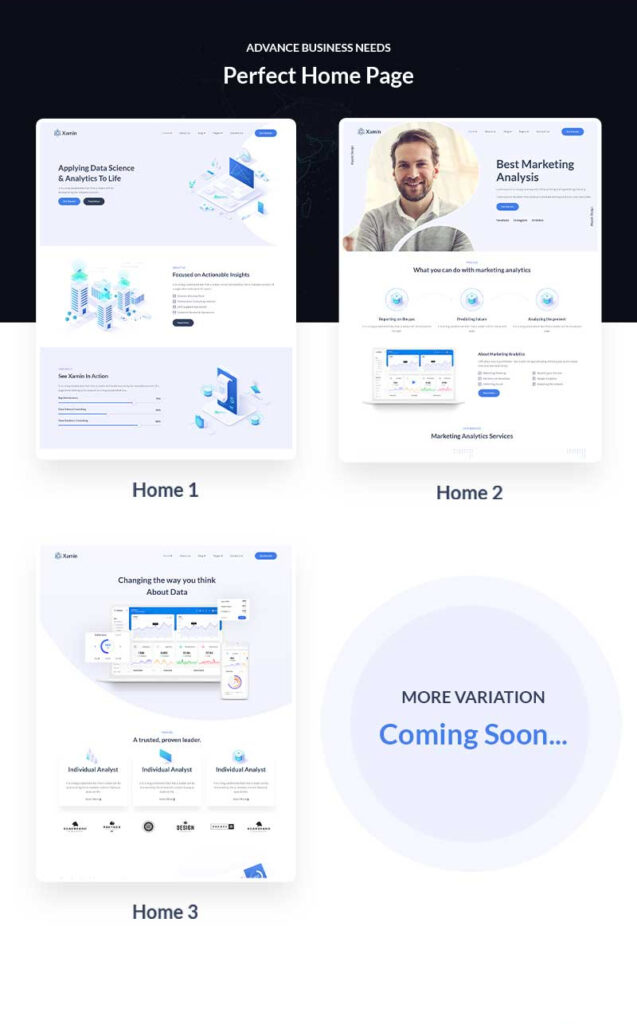 Data Science & Analytics HubSpot Theme | Xamin | Iqonic Design
