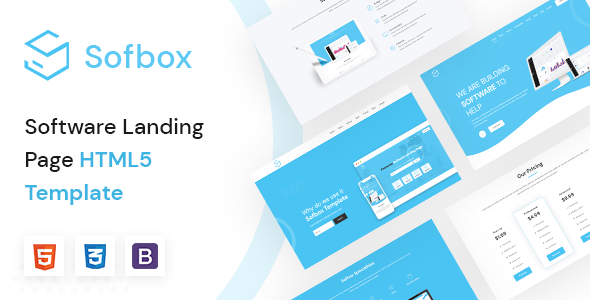 Free Software Landing Page HTML5 Template | Sofbox Classic | Iqonic Design