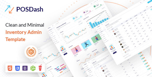 Free HTML Inventory Admin Template | PosDash Lite| Iqonic Design