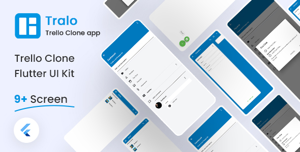 Free Trello Clone Flutter UI Kit | Tralo | Iqonic Design