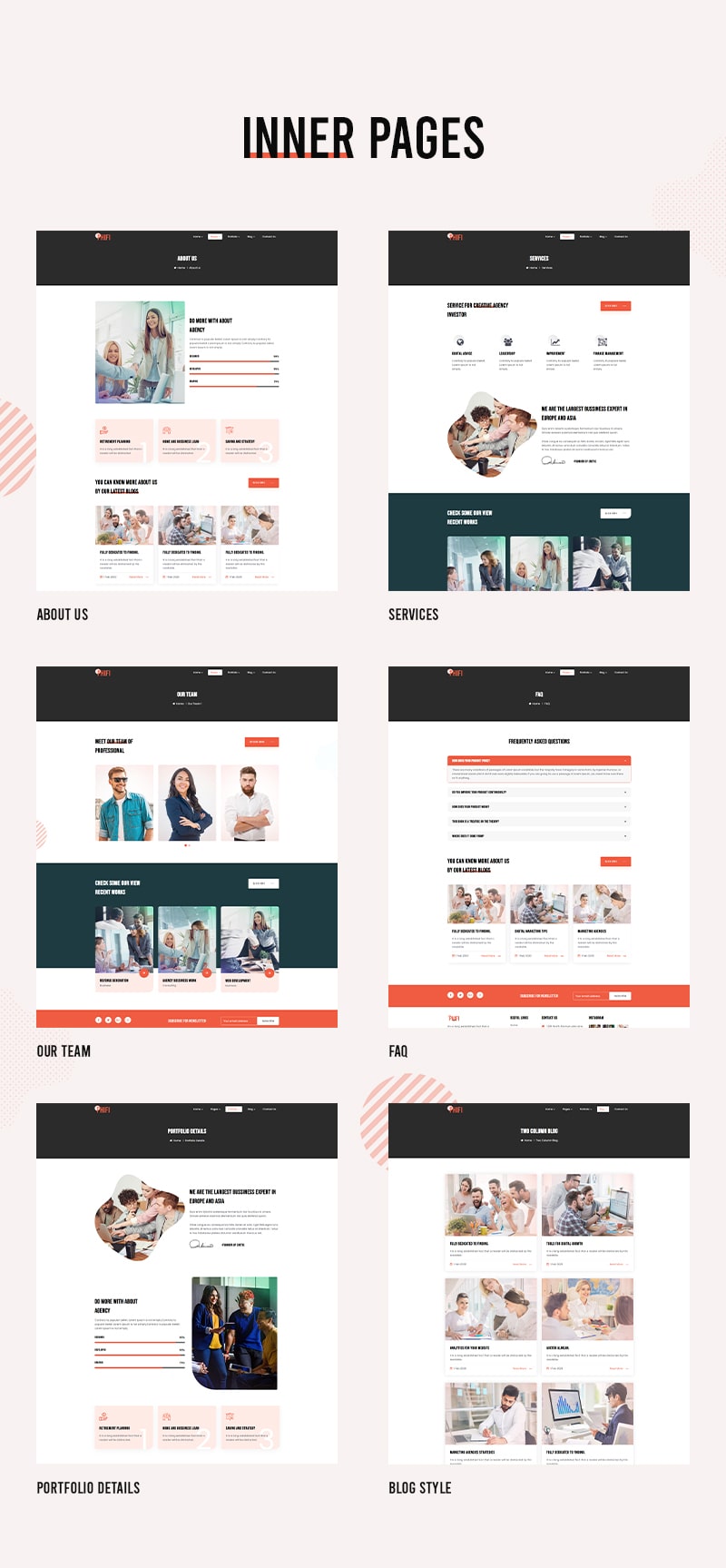 Phifi - Free Bootstrap Template