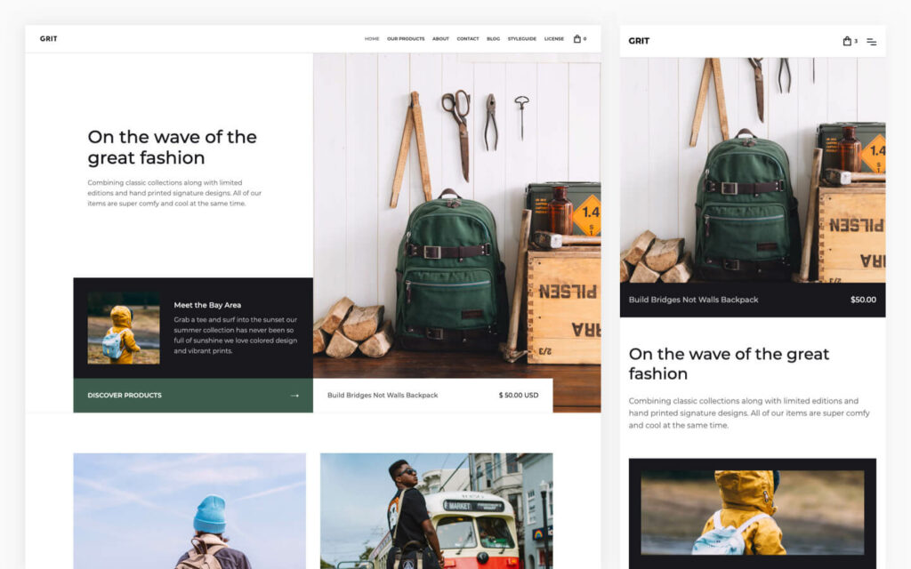 Best Free HTML5 Website Template for faishion store