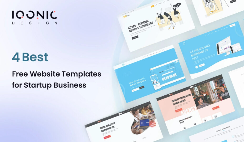 4 Best Free Website Templates for Startup Business | Iqonic Design