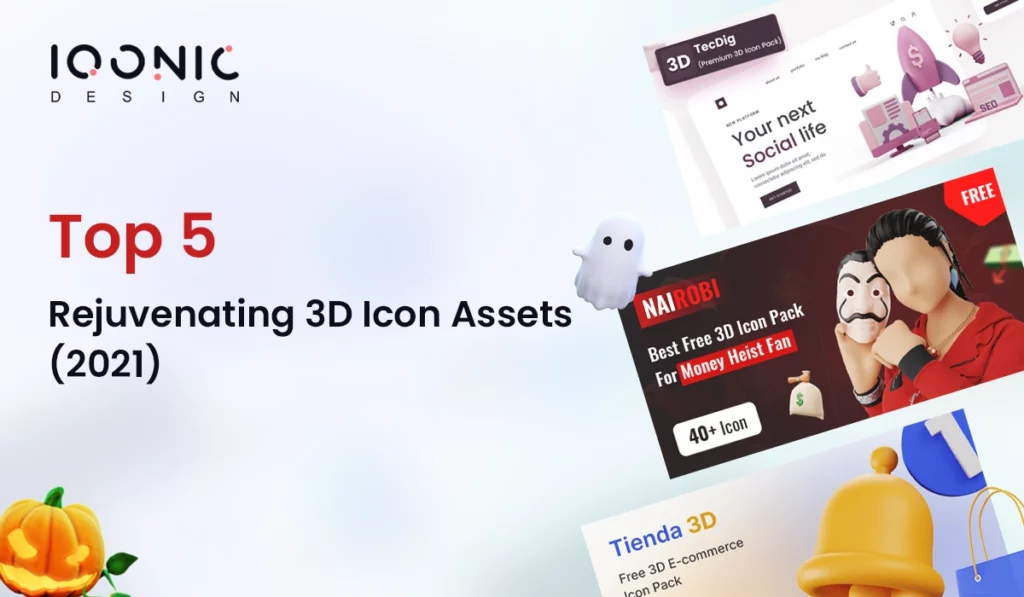 Top 5 Rejuvenating 3D Icon Assets to Make Your Website Attractive | Iqonic Design