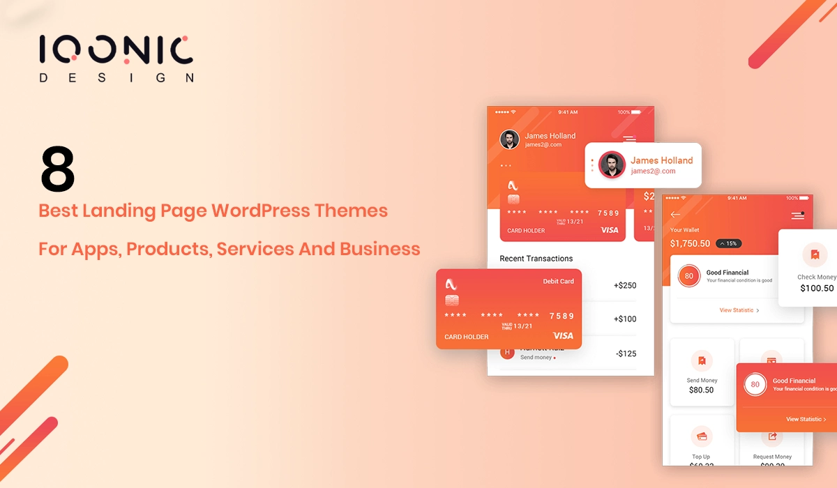 8+ Best Landing Page WordPress Theme for Apps, Products, and Services | Iqonic Design