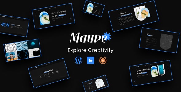 Best Free WordPress theme for Portfolio | Mauve Lite | Iqonic Design