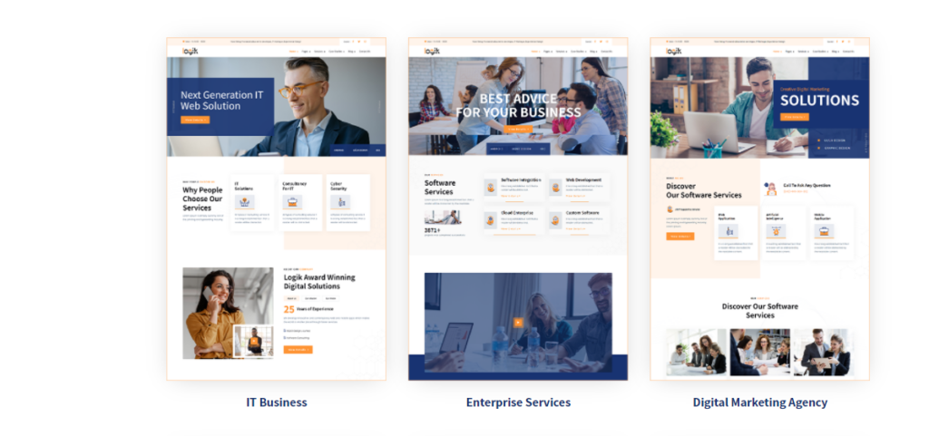 IT Services WordPress Theme | Logik | Iqonic design