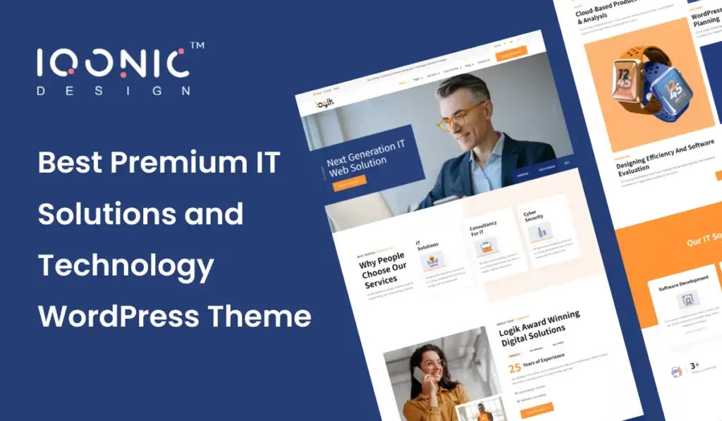 Logik | IT Solutions & Technology WordPress Theme | Iqonic design