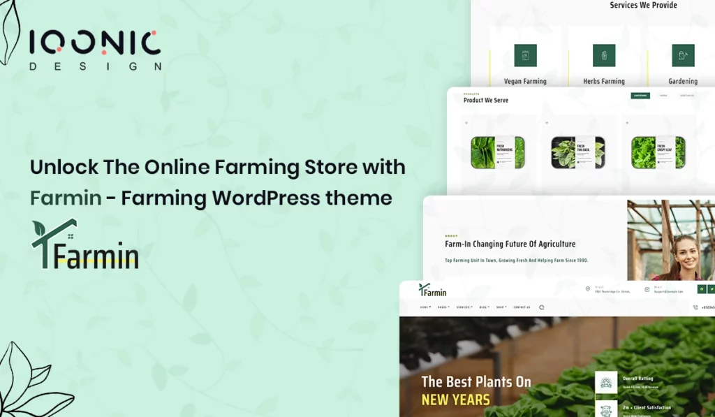 Unlock The Online Farming Store with Farmin - Farming WordPress theme | Iqonic Design