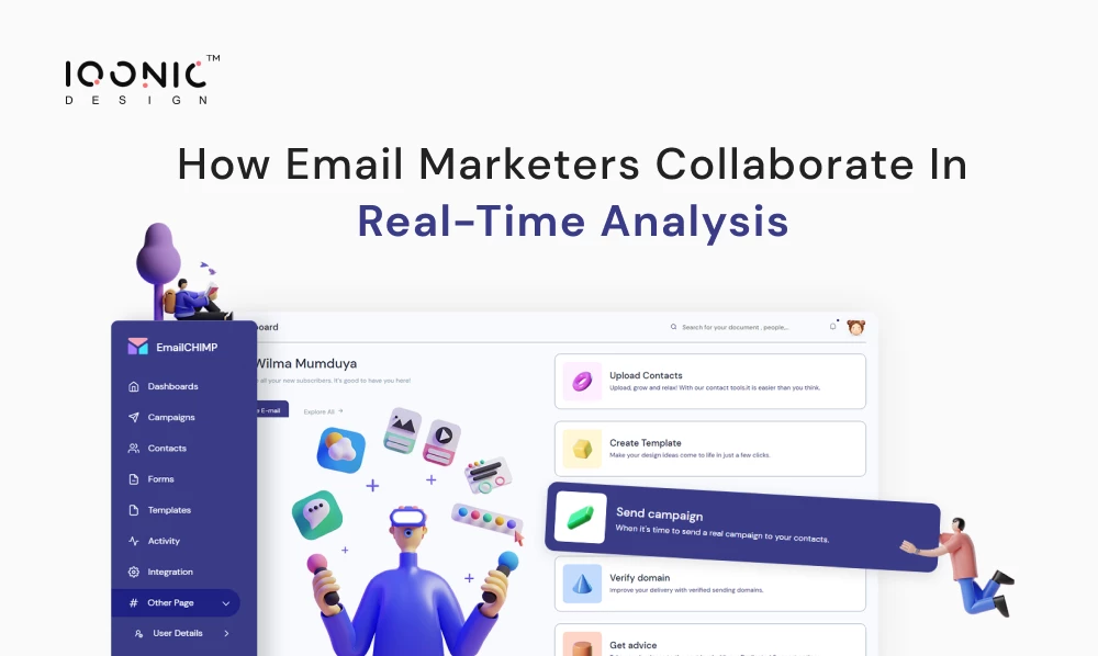 How Email Marketers Collaborate In Real-Time Analysis | Iqonic Design