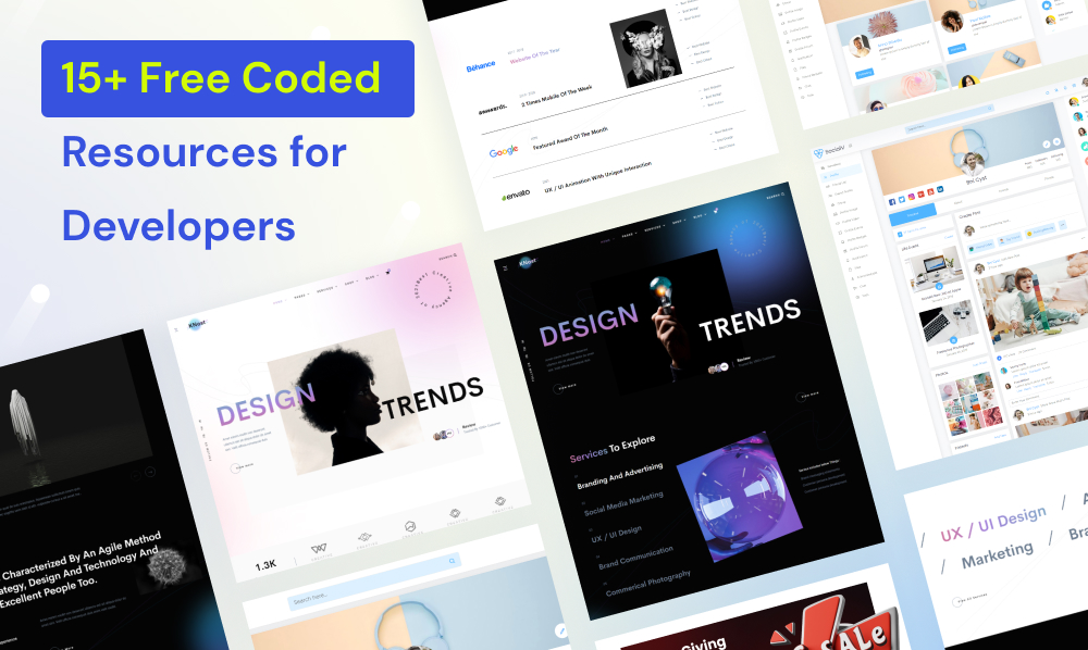 15+ Free Coded Resources for Developers | Iqonic Design