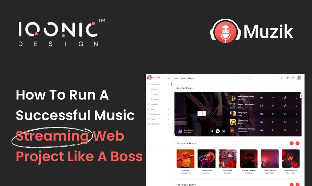 How To Run A Successful Music Streaming Web Project Like A Boss | Iqonic Design