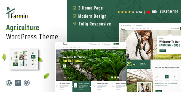 Farmin | Agriculture and Indoor Farming WooCommerce Theme  | Iqonic Design