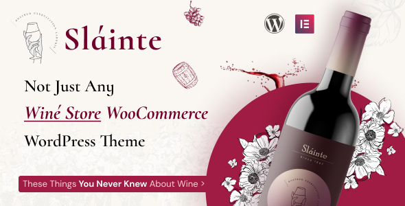 Slainte | Winery & Wine Store WooCommerceTheme | best WordPress WooCommerce Themes Iqonic Design