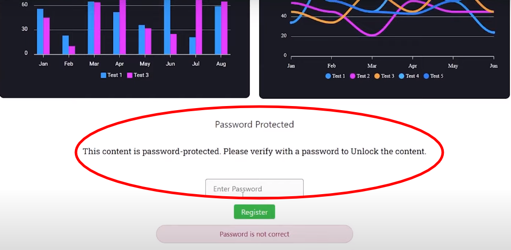 Password Protected | Graphina | Iqonic Design