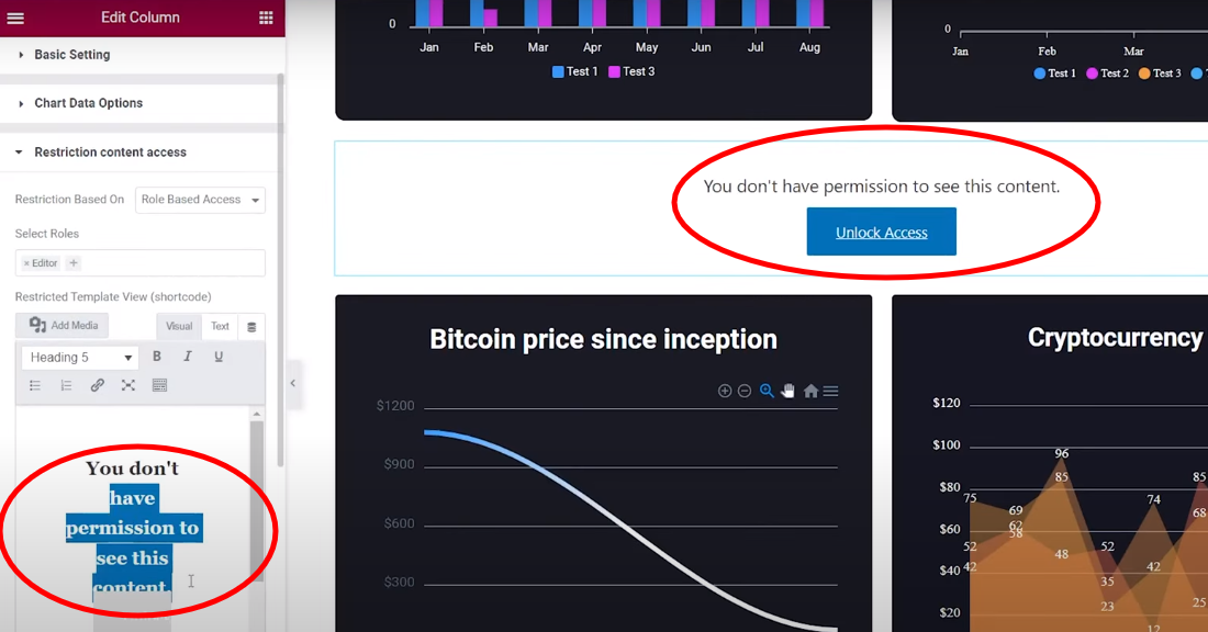 Role-Based Restriction | Graphina | Iqonic Design