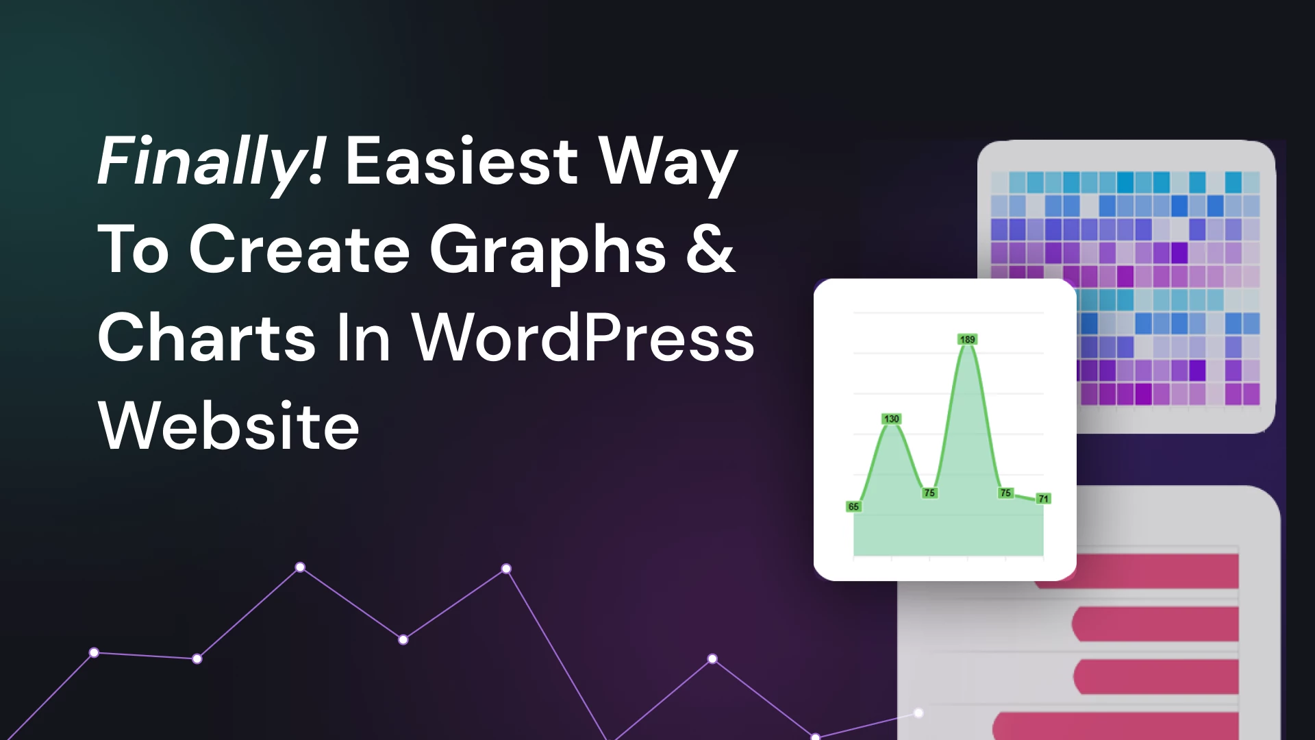 Finally! Easiest way to create Graphs & Charts in WordPress Website | Iqonic Design