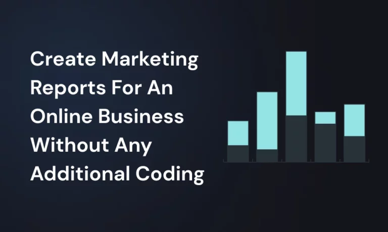 Create Marketing Reports For An Online Business Without Any Additional Coding | Iqonic Design