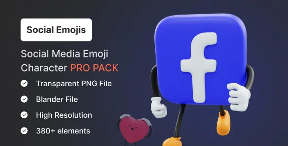 Premium 3D Emoji for Social Media | Social Media Emoji Character Pro | Iqonic Design