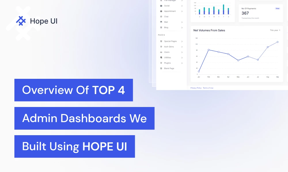 Overview Of Top 4 Admin Dashboards We Built Using HOPE UI | Iqonic design