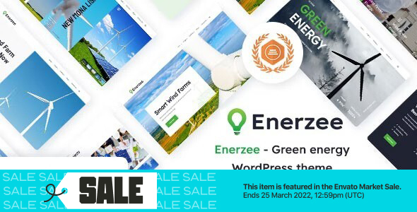 renewable energy WordPress theme | Enerzee | Iqonic Design