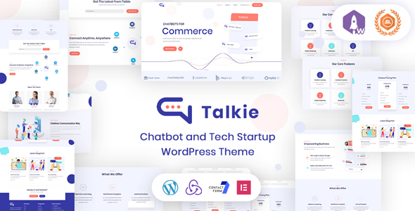 Chatbot and Tech Startup WordPress Theme | Qloud | Iqonic Design