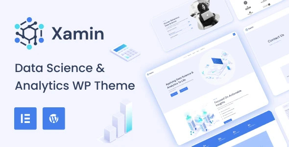 Xamin Lite | Best Free Data Science WordPress Theme | Iqonic Design