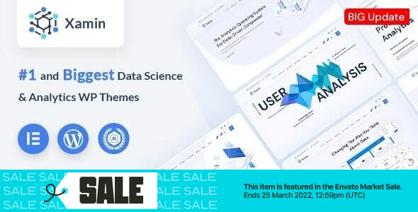 Data Analytics and Saas WordPress Theme | Xamin | Iqonic Design