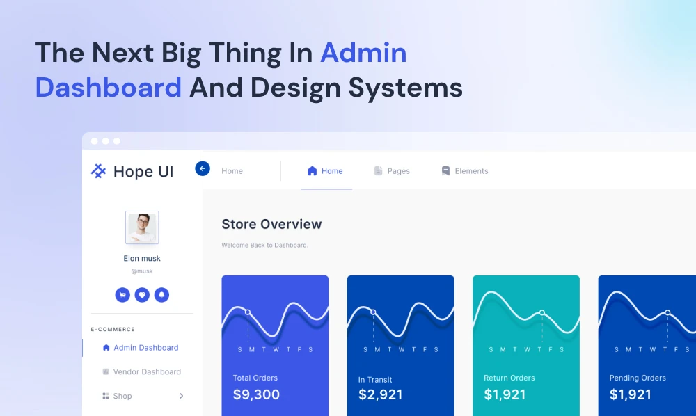 The Next Big Thing In Admin Dashboard And Design System | Iqonic Design