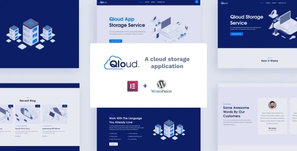 Free Hosting WordPress Theme | Qloud Lite | Iqonic Design