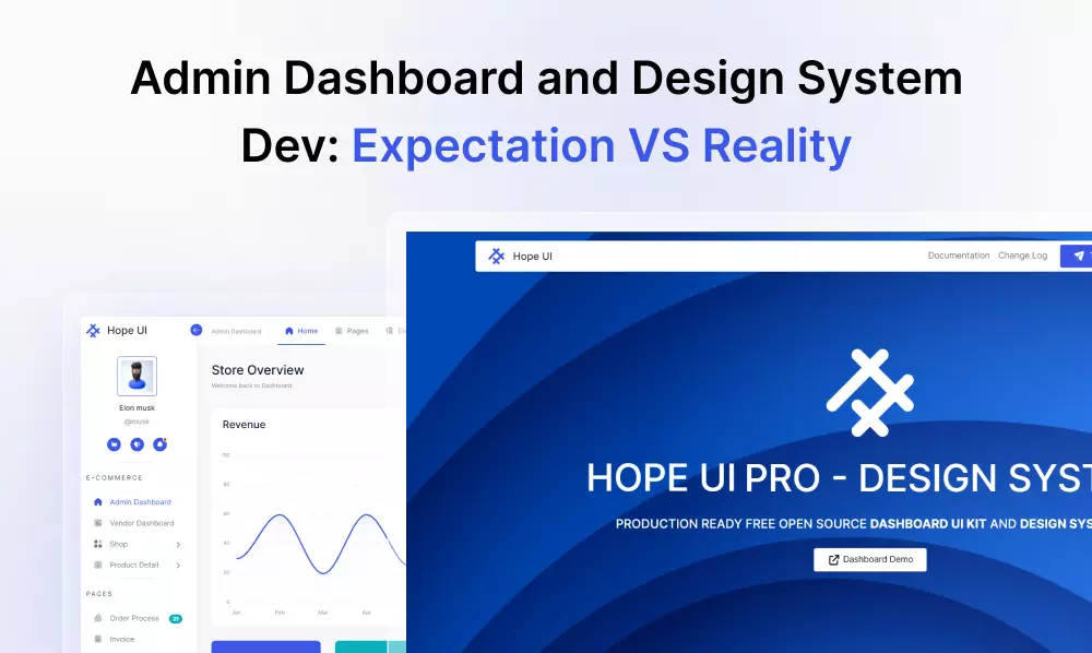 Hope UI Pro – Bootstrap Admin Dashboard and UI Component Library Expectation VS Reality | Iqonic Design