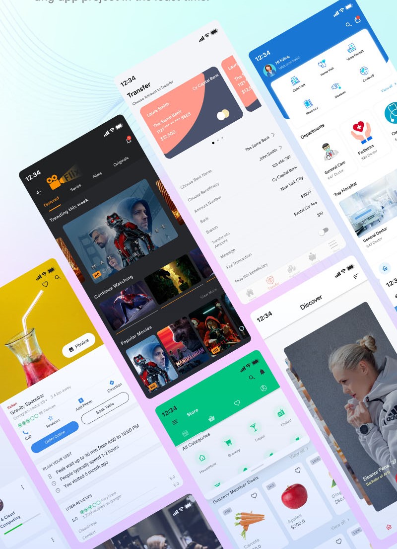  Biggest Flutter UI kit | Iqonic Design