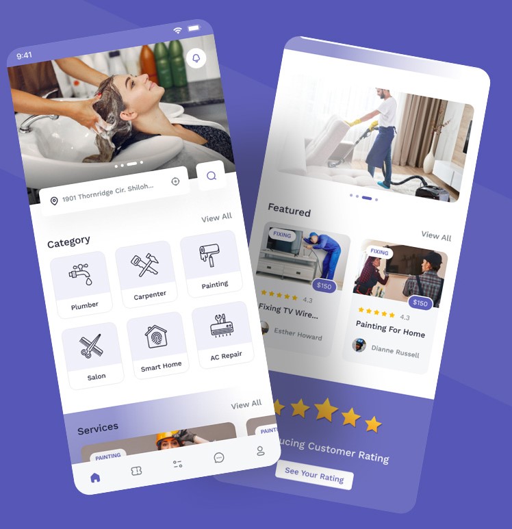 Handyman Service – Flutter On-Demand Home Services App with Complete Solution | Iqonic Design