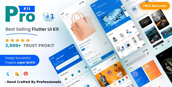 Prokit - Best Flutter UI Templates | Iqonic Design