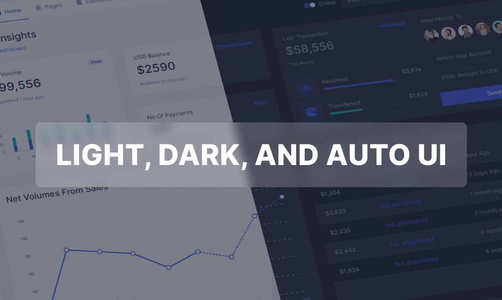 5 Things To Know About Light, Dark, and Auto UI | Iqonic Design