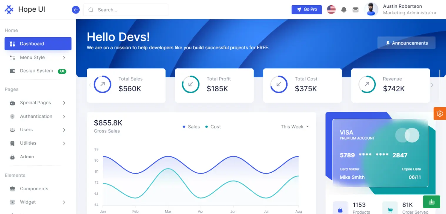 Bootstrap 5 Admin Templates