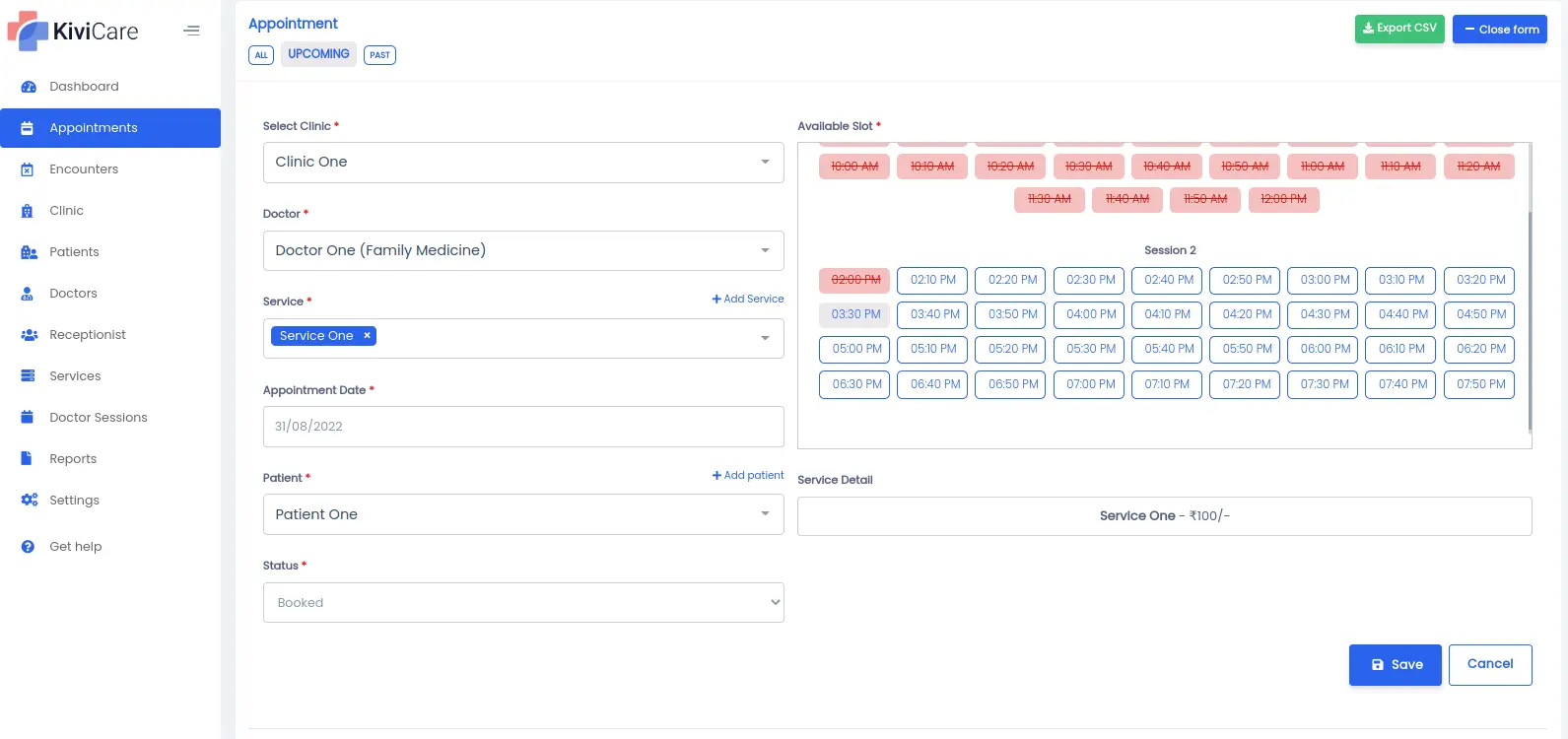 Google Calendar Integration with Patient Management System