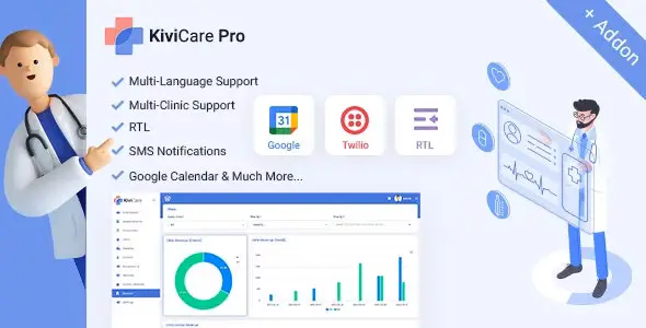 Kivicare - Complete clinic management solution | Iqonic Design