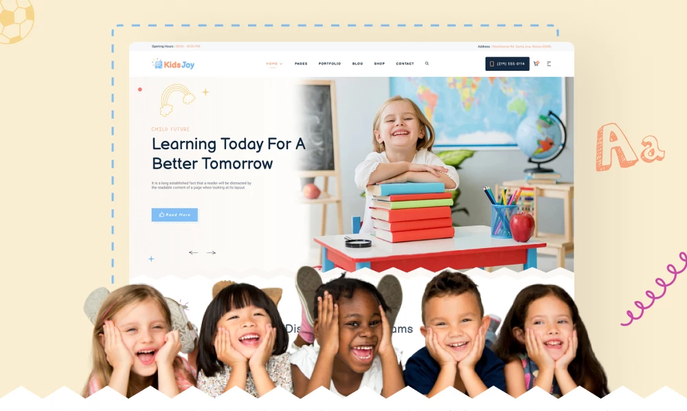 Introducing Kidsjoy: A kindergarten WordPress Theme That's Fun-Filled and Engaging | Iqonic Design