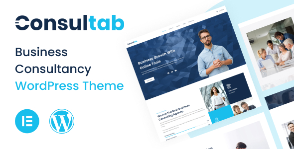 Free Consulting Business & Finance WordPress Theme | Consultab Lite | Iqonic Design