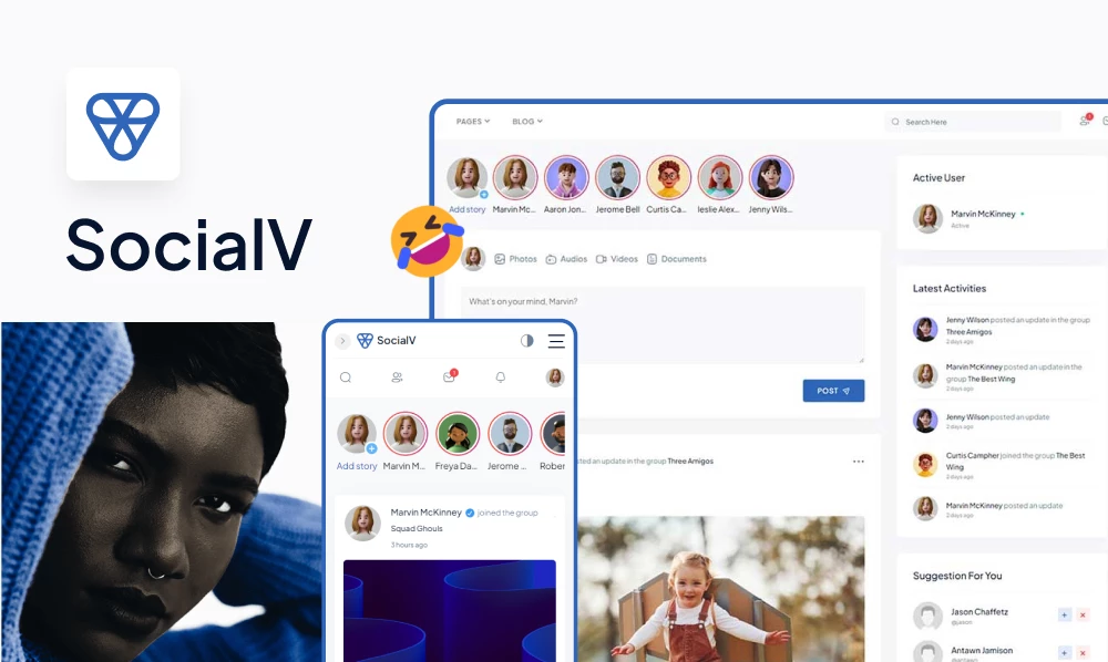 Introducing SocialV A BuddyPress Theme Like Facebook