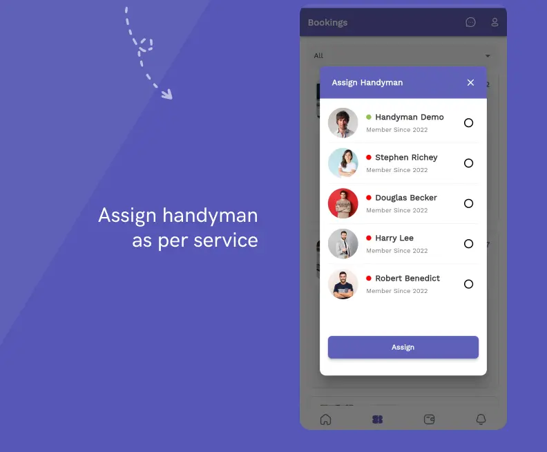 Handyman Service – Flutter On-Demand Home Services App with Complete Solution | Iqonic Design