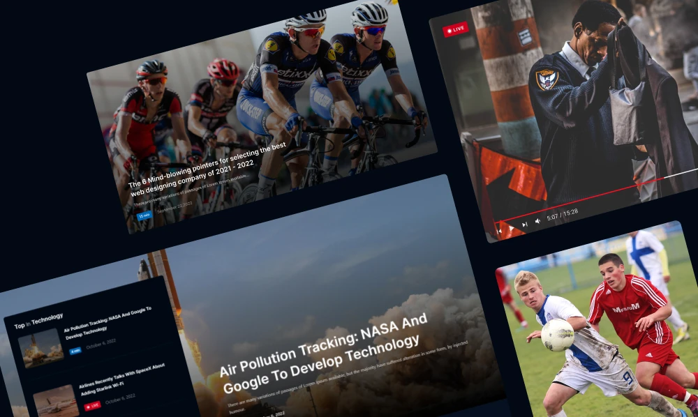 Introducing News Live - a perfect News Streaming WordPress Theme | Iqonic Design