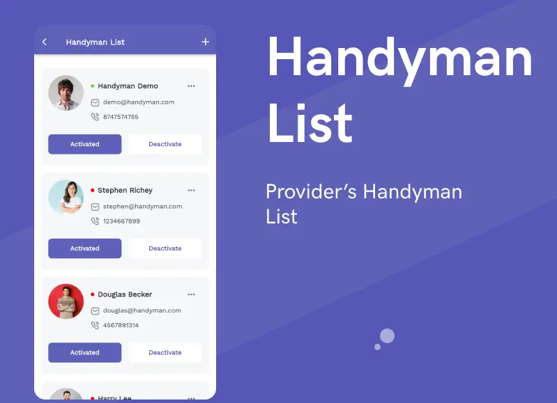 Handyman Service – Flutter On-Demand Home Services App with Complete Solution | Iqonic Design