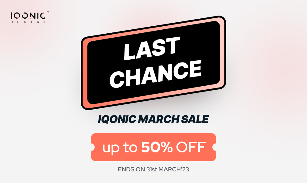 Iqonic March Sale 2023