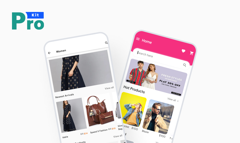 Building an eCommerce App with Prokit Biggest Flutter UI Kit: Best Practices and Features | Iqonic Design