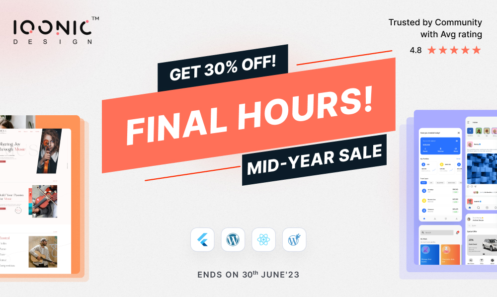 Ignite Your Innovation with Iqonic's Mid-Year Sale Final Hours Extravaganza!