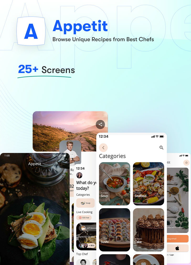 developing food app using Biggest Flutter UI KIt